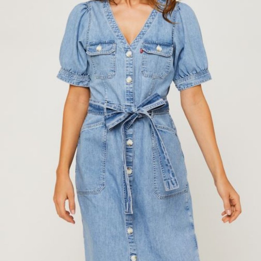 NWT Levi’s Bryn Denim Dress Large